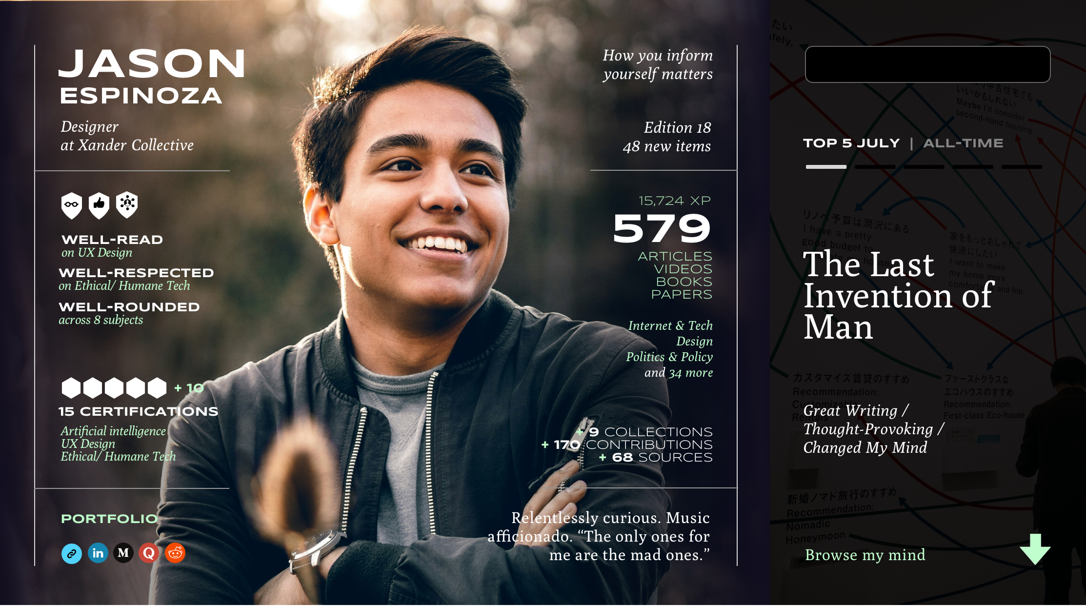 Jason Espinoza knowledge profile &mdash; 579 articles, videos, books and papers, 15 certifications, top reads of the month